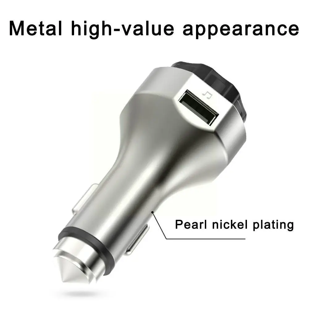 

Car Bluetooth-compatible Handsfree Car Mp3 Player Radio Fast Cigarette Modulator Lighter Ports Car Transmitter Usb Fm Charg B8y0