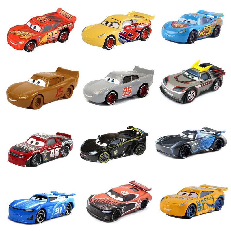 Disney Pixar 2 3 игрушечный автомобиль с машинкой Маккуин автомобиля 1:55 литой