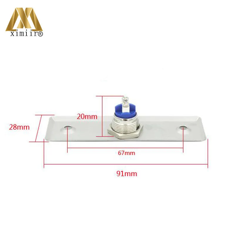 

Door Access Control System Exit Switch Stainless Steel Exit Switch E01 Exit Button