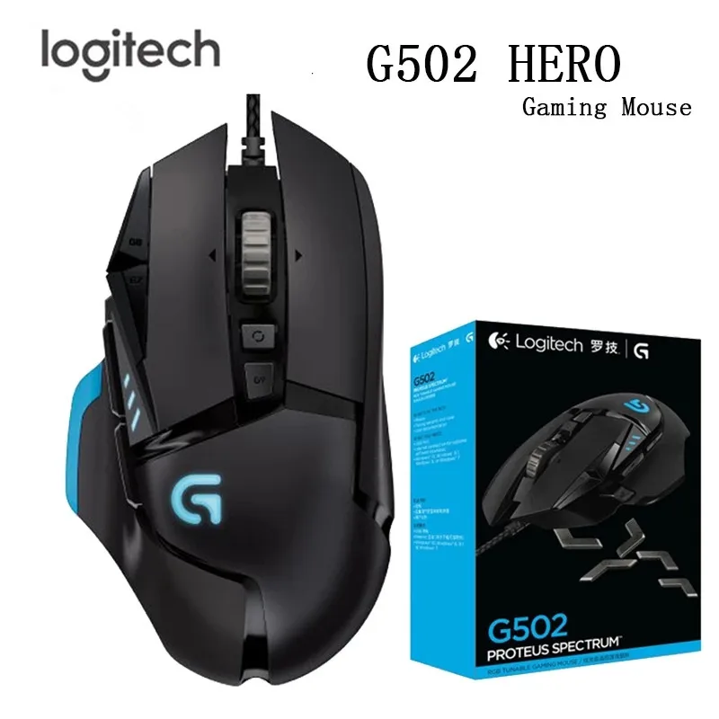 Logitech оригинальный Мышь G502/G102 Программируемый Высокой производительностью