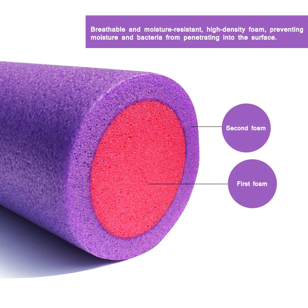 Ролик для йоги расслабление мышц пенная опора тренажер фитнеса тренажерного