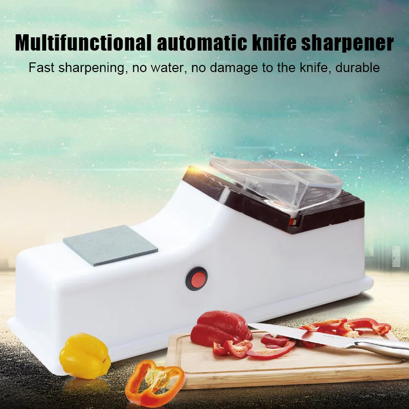 Электрическая точилка для кухонных ножей моторизованный вращающийся точильный