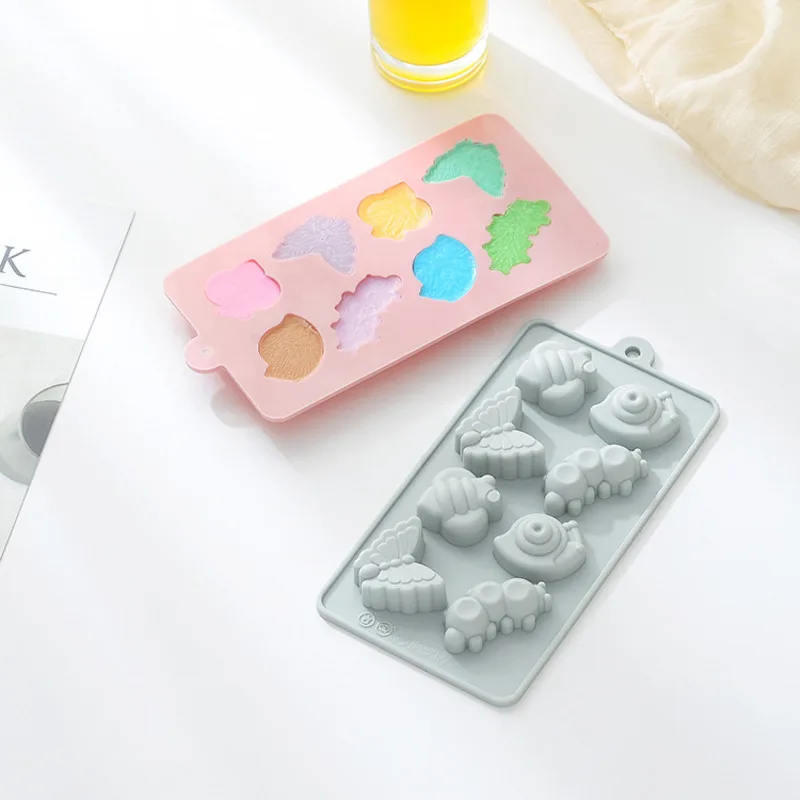 Креативная силиконовая форма для торта маленькая улитка пчела червь