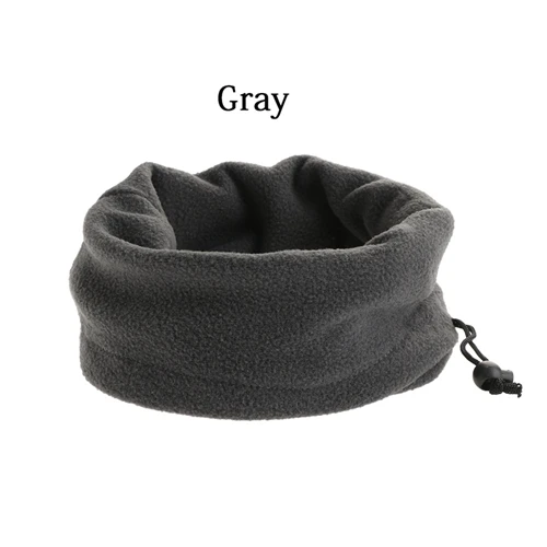 gray 1 шт. мужские и женские модные термальные лыжные Снуд шарф шерстяная шапка, маска для лица шеи Теплый капюшон зимняя Лыжная одежда аксессуары - Цвет: gray