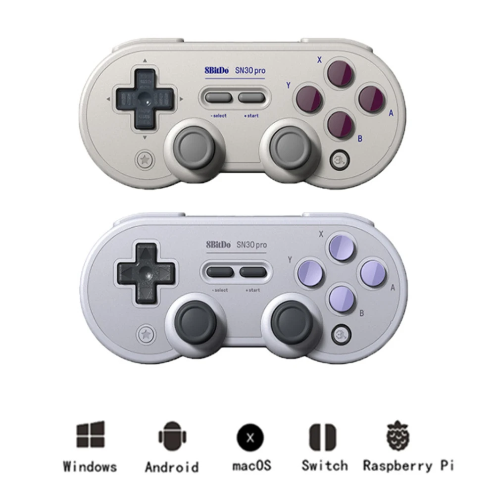 Беспроводной геймпад 8bitdo SN30 Pro SF30 для Nintendo Switch Android MacOS Steam ПК с Windows