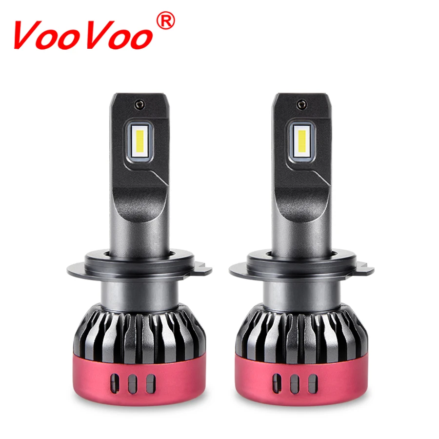 Автомобильная фара VooVoo 2 шт. H7 светодиодный H4 H11 H8 H9 HB4 H1 9005 HB3 12 В для стайлинга
