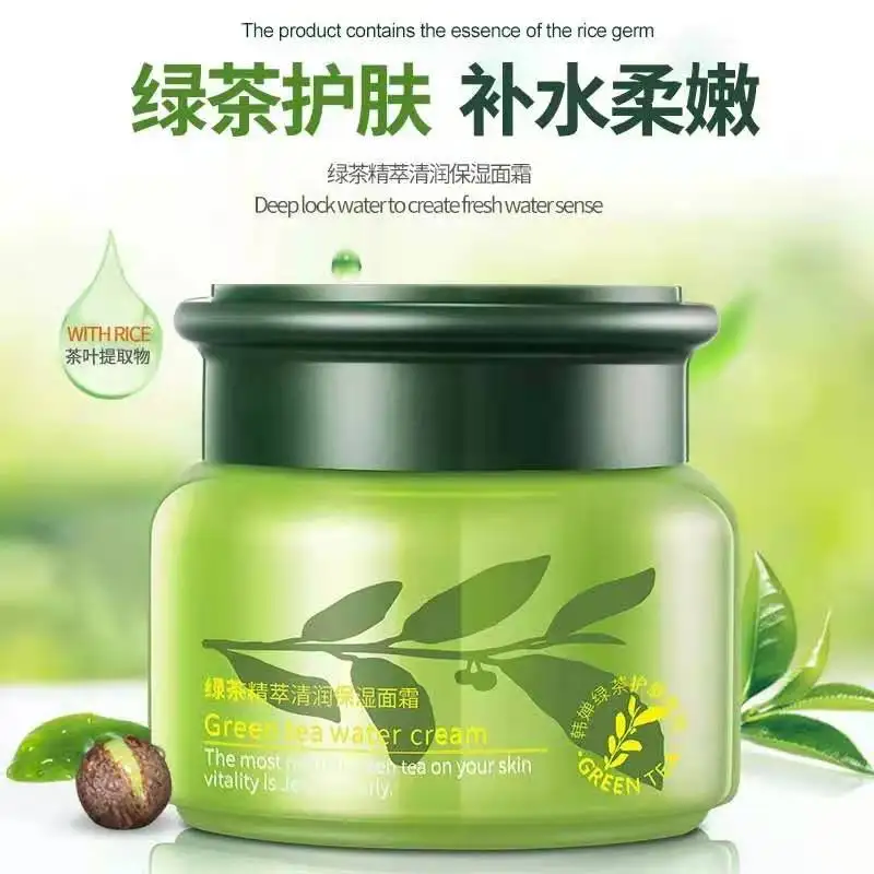 

Green Tea Facial cream Hydrating Moisturizing Oil contro Anti Aging Wrinkle Whitening Skin Care Smooth Ointment Skin care