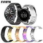 FIFATA 20 мм 22 мм металлический ремешок из нержавеющей стали для Samsung Galaxy Watch 3 45 ммHuami Amazfit GTR 47 ммPaceHuawei GT2e