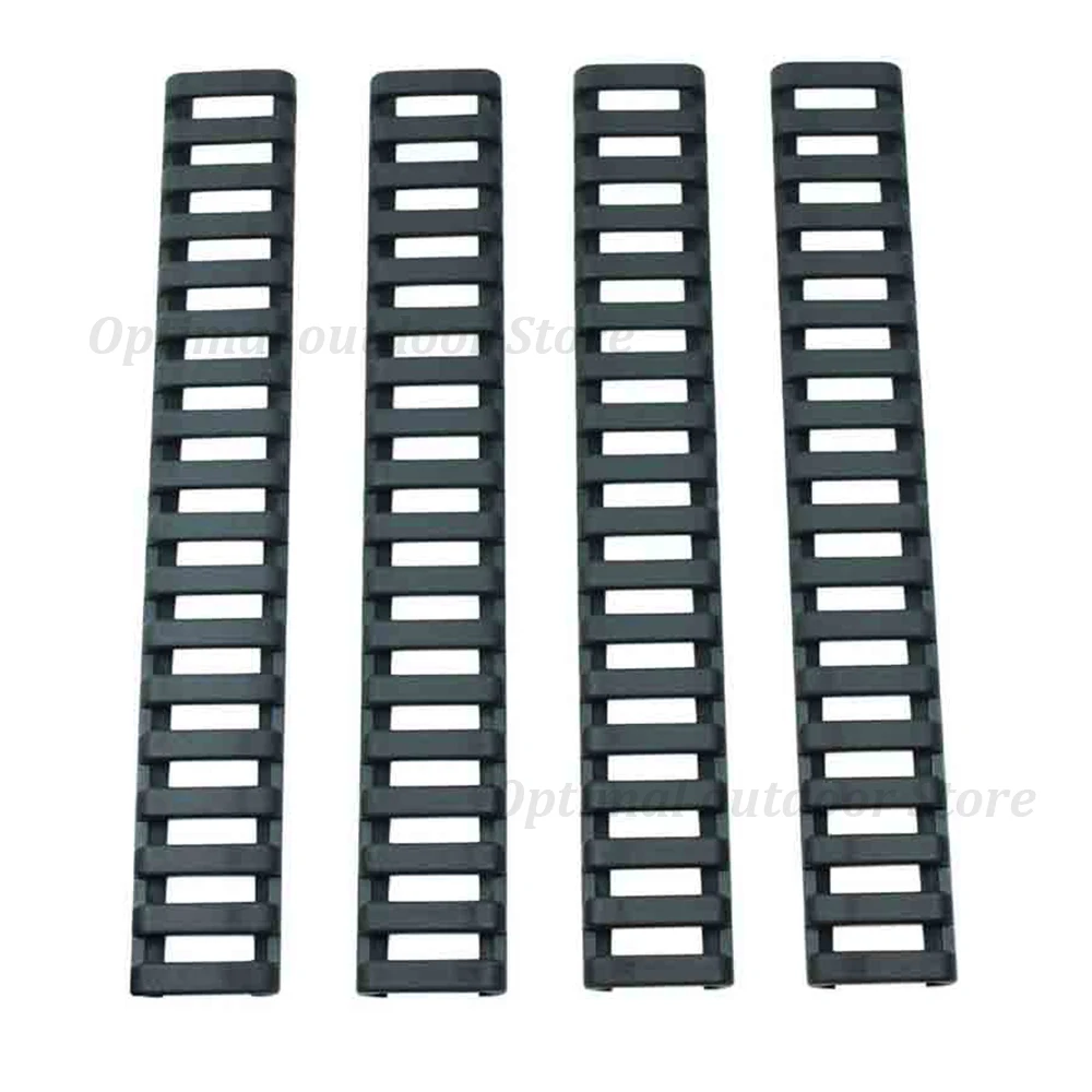 TOtrait 4 шт. рельсовая накладка Пластик рыбья кость лестница Форма Пикатинни Панель