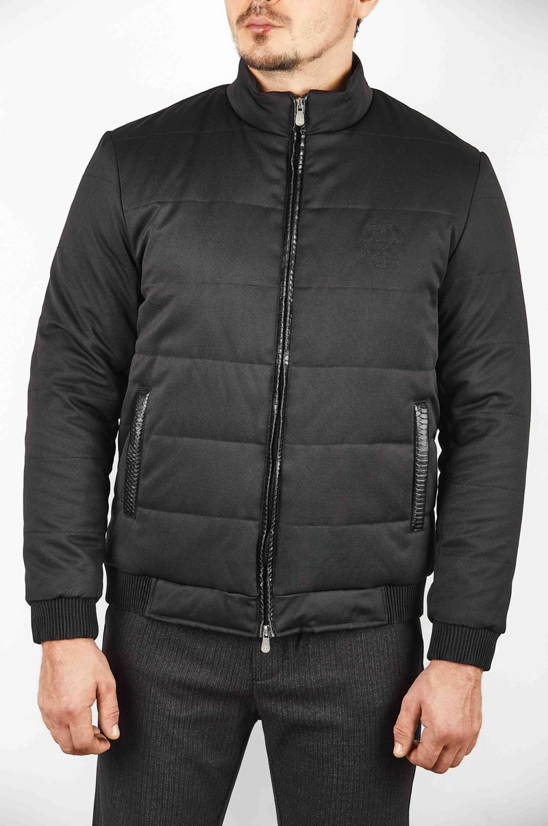 

Billionaire Parkas jacket Hollofayber men 2020 winter new Thick Business Casual zipper British cotton big size gentleman