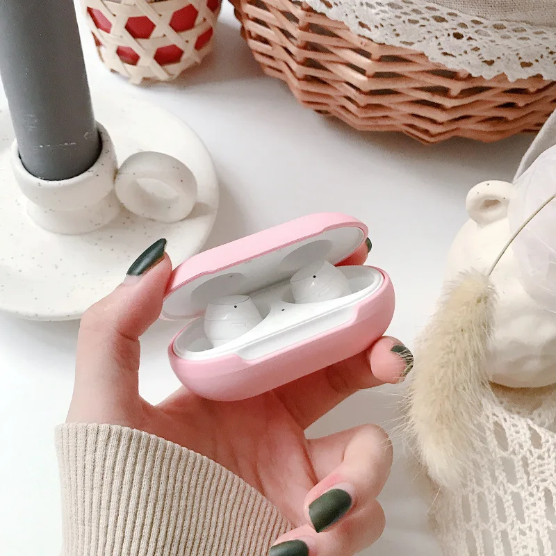 Матовый Жесткий чехол для Samsung Galaxy с кнопками Bluetooth беспроводная сумка наушников