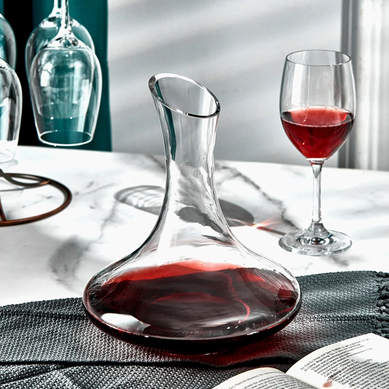 1500 мл винный сепаратор ручной работы Хрустальный кувшин для красного вина стекло