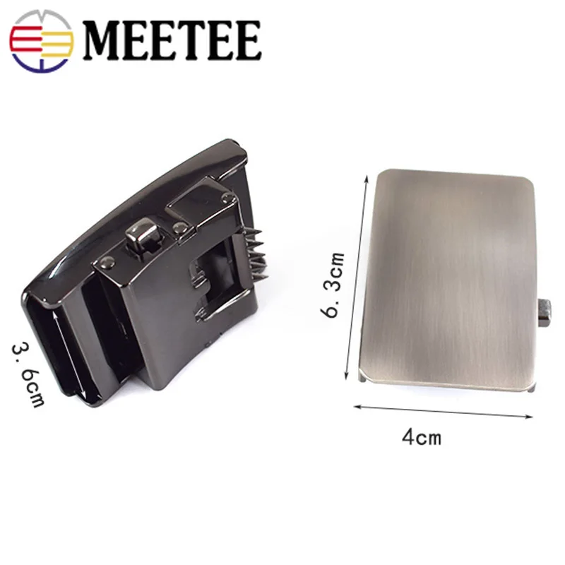 Meetee металлические пряжки для ремня из сплава 36 мм мужские ремни с автоматической