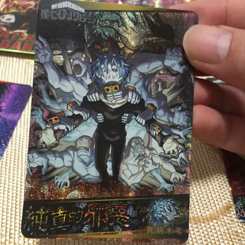 12 unids/set mi h&eacute;roe Academia Midoriya Izuku empalme tarjeta Agumon acci&oacute;n figuras de juguete Edici&oacute;n Conmemorativa de tarjetas-4