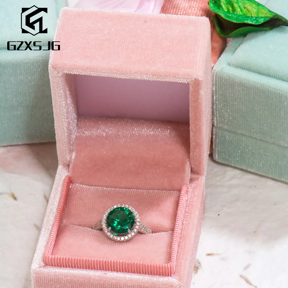 

Винтажная бархатная шкатулка ручной работы GZXSJG, коробки для свадебных украшений розового, зеленого цвета, прямоугольная коробка для обруча...