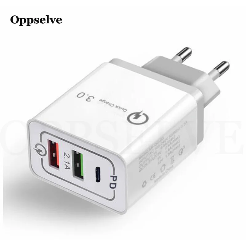 Oppselve мульти PD высокоскоростное зарядное устройство type C USB для samsung iPhone huawei