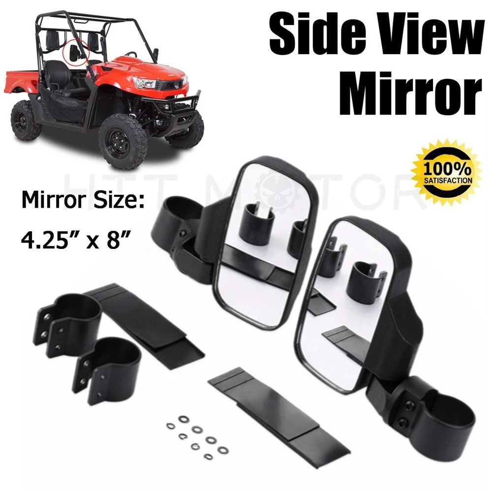 

Free shipping UTV Offroad Side View Mirror Set for High Impact Break-Away Large SuperWide View