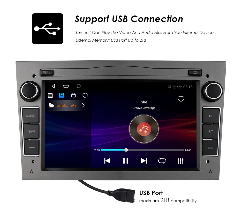 2g ram 16gb android 2din car radio gps wifi player for opel vauxhall astra h g j vectra antara zafira corsa vivaro meriva no dvd free global shipping