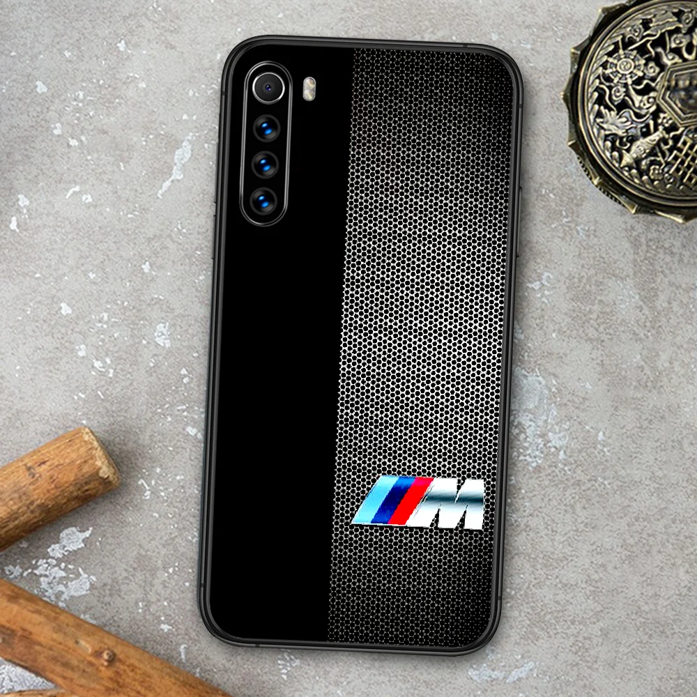 

Luxury Cool BMW Car Phone Case For Xiaomi Redmi Note 7 8 8T 9 9S 4X 7 7A 9A K30 Pro Ultra black Funda Pretty Hoesjes Tpu Coque