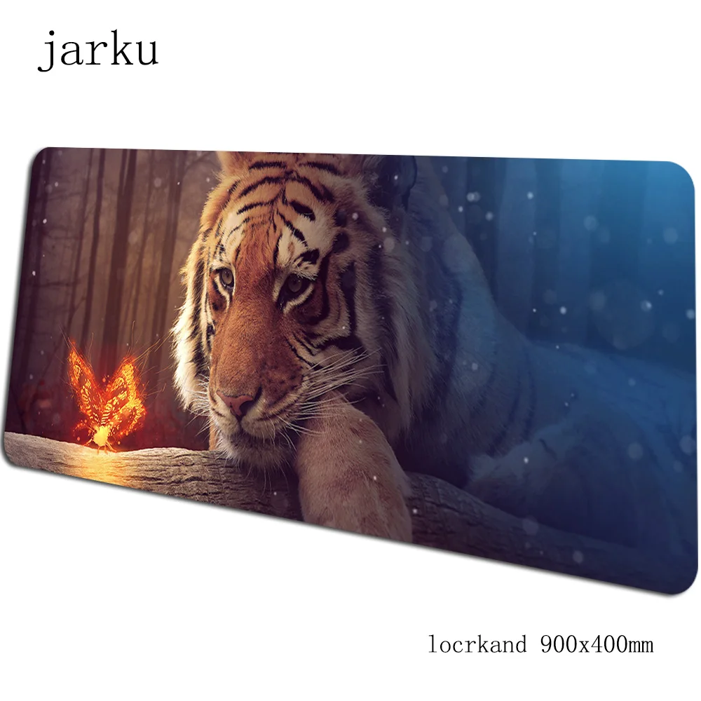 Size 900x400X3MM Кошки геймерский коврик для мыши 900x400X3 мм игровой коврик для мыши большой Леопардовый Подарочный блокнот аксессуары для ПК ноутбук Лев падмаус эргономичный коврик - Цвет: Size 900x400X3MM