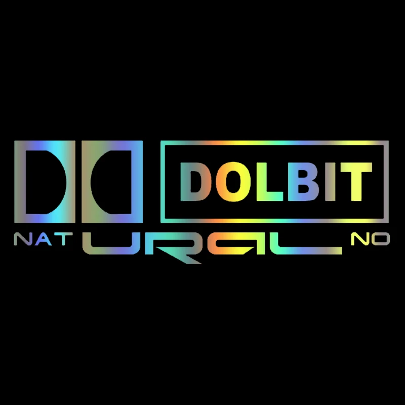 

CS-322#Various Sizes funny car sticker DOLBIT URAL decal white/black vinyl auto car stickers on bumper rear window