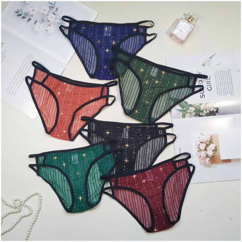 SP & CITY красивое Полосатое кружевное Сетчатое сексуальное нижнее белье женские