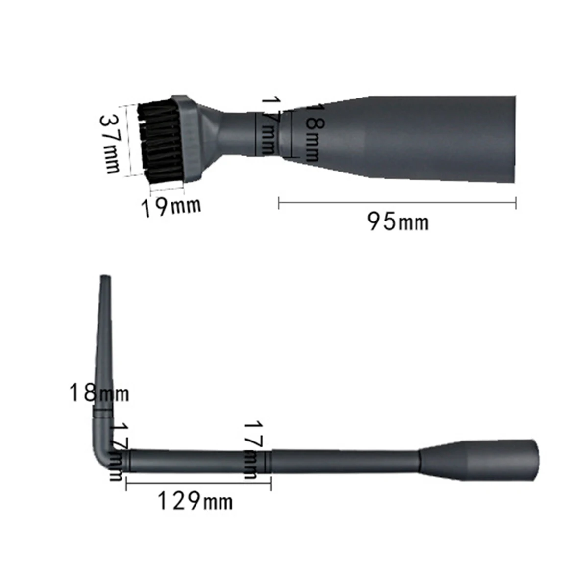 9x всасывающая головка плоский ершики для чистки насадок 2 в 1 наконечник