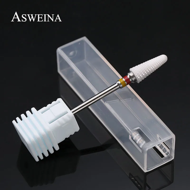 ASWEINA 1 шт. керамические фрезы для ногтей электрические острые вращающиеся