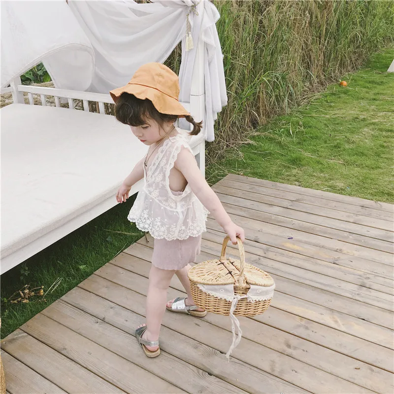 Детская одежда 2019 летнее платье Новинка корейский стиль для девочек сказочная