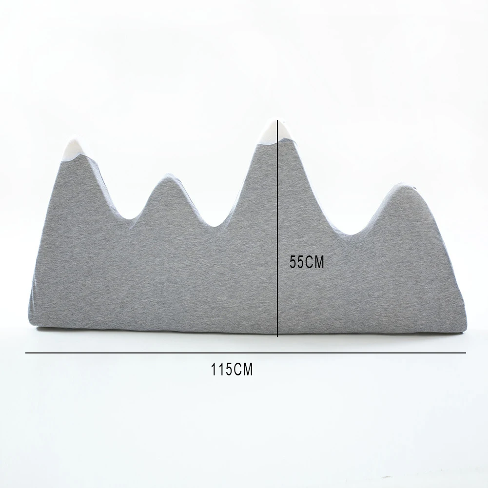 Хлопковый бампер для детской кроватки с изображением Снежной Горы декор комнаты