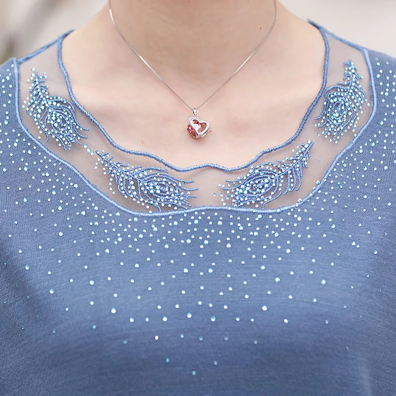 Женские весенние новые тонкие свитера и пуловеры модные кружевные шифоновые