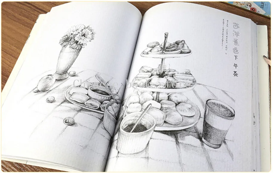 Китайская книга для рисования карандашом базовая начинающих от Feile Bird My first Sketch