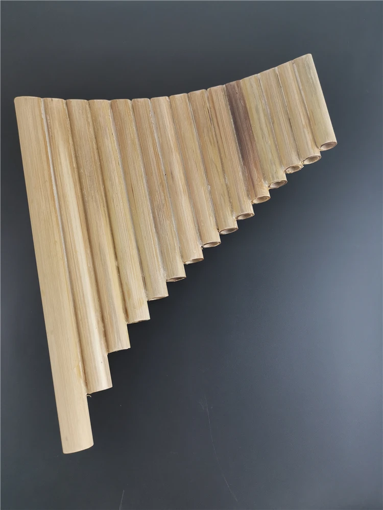 

South American musical instrument Indiana pan flute panflute 15 pipes 1pc