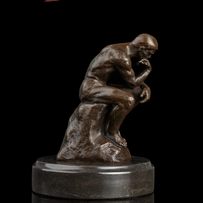 Художественные ремесла медные знаменитые впечатляющие бронзовые статуи Родин