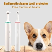 portable pet dog electric toothbrush pet teeth plaque removal dog tooth brush teeth polisher oral hygiene care