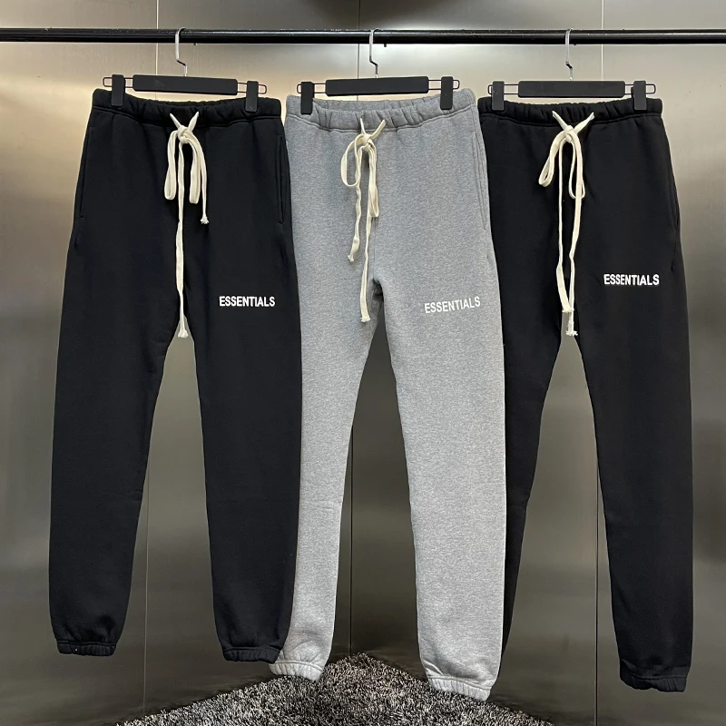 

Fw21 new men's jogging pants Jerry Lorenzo designer brand 100% cotton letter printed hip hop loose Unisex oversize Sweatpants