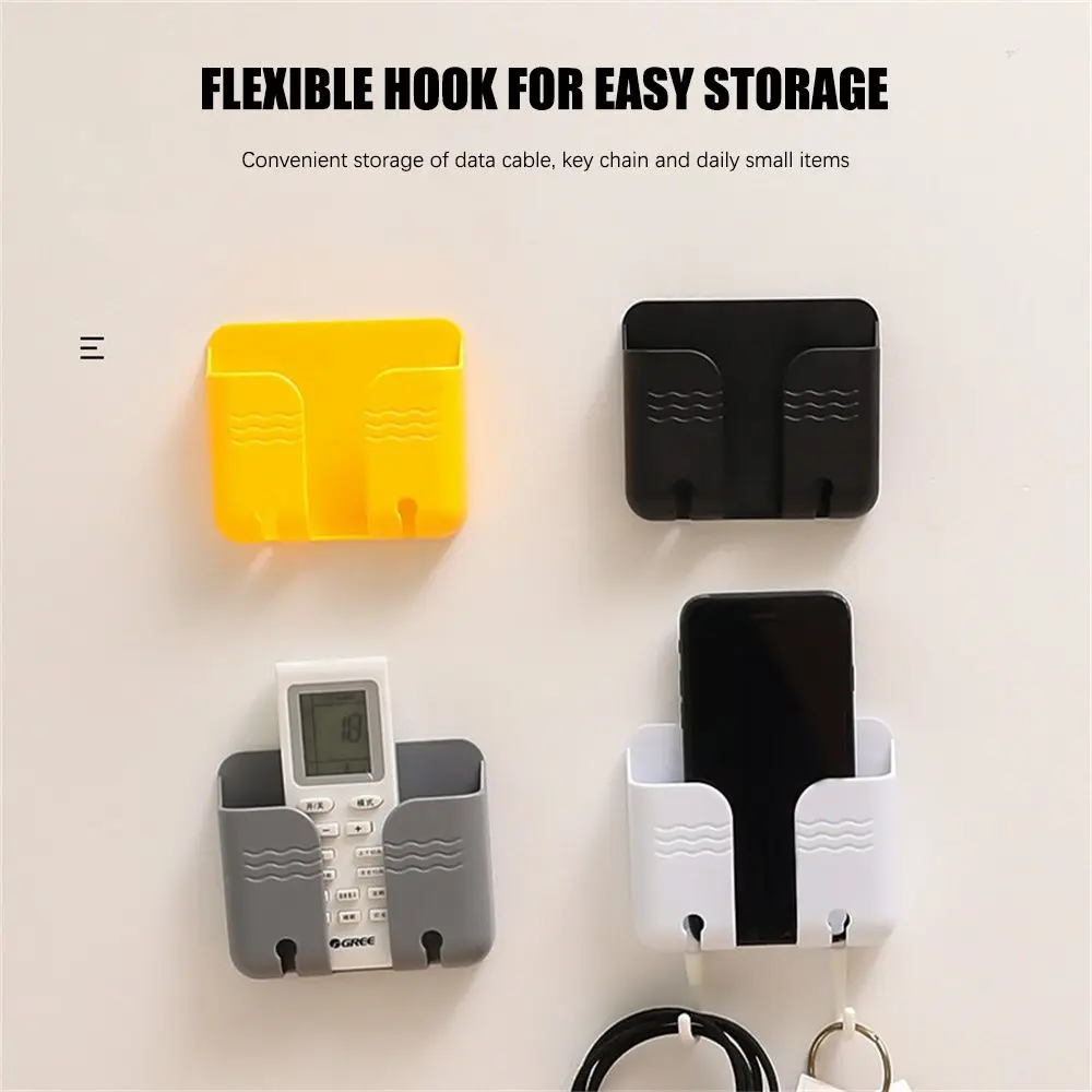 

Plug Multifunction Air Conditioner Box Remote Control Storage Wall Mounted Organizer Storage Box Mobile Phone Holder