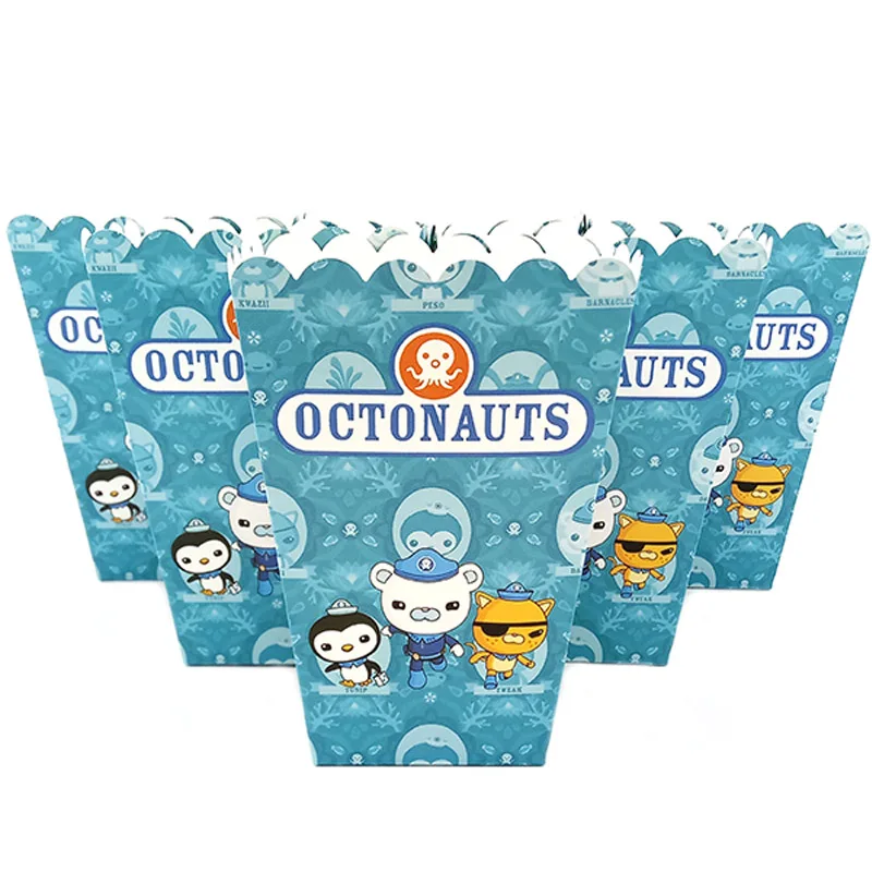 8 шт./лот коробка для попкорна Снэк детей Детские восьмиярусные тематические