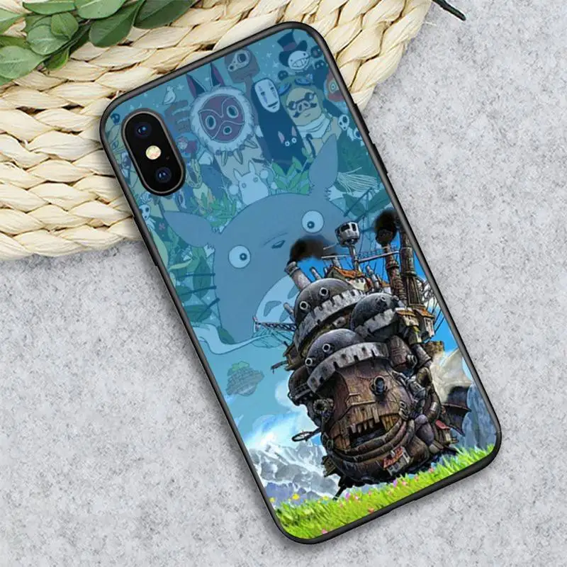 

Anime Howl's Howls Moving Castle Phone Case for iPhone 11 12 pro XS MAX 8 7 6 6S Plus X 5S SE 2020 XR mini