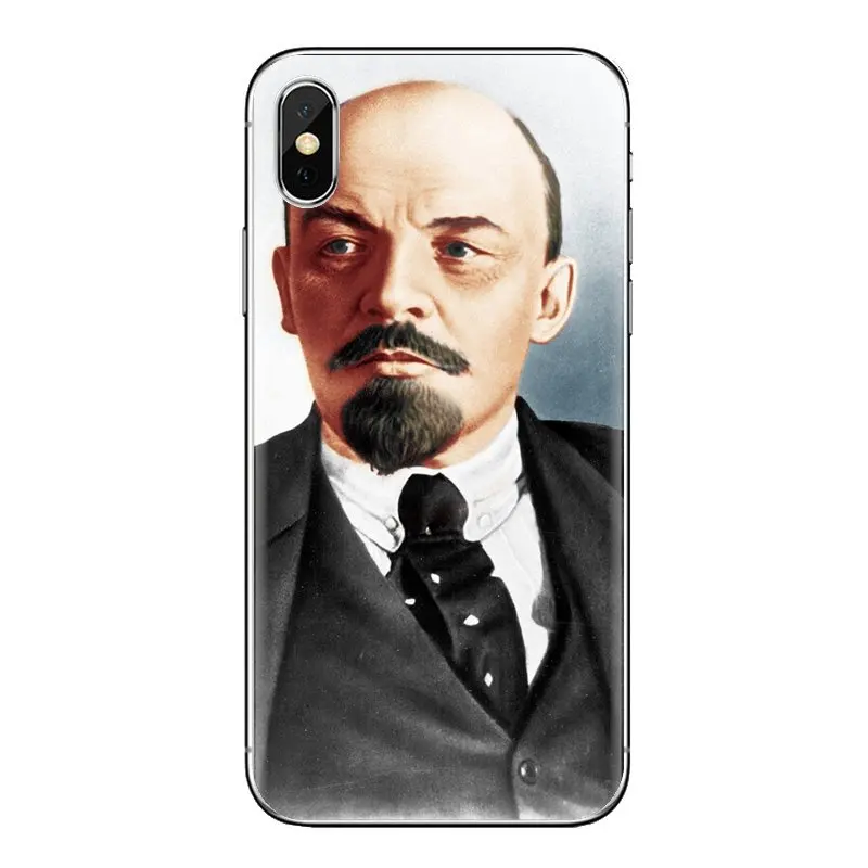 Transparent Soft Cases Covers lenin Soviet Union flag For Xiaomi Redmi 4A S2 Note 3 3S 4 4X 5 Plus 6 7 6A Pro Pocophone F1 |