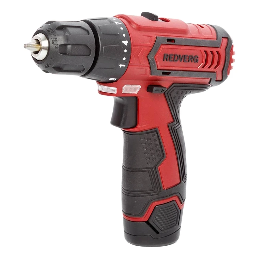 Шуруповерт аккумуляторный RedVerg RD SD10L/2Y (1300 об/мин 25 Нм Li Ion 10 8 В 1300 мАч реверс