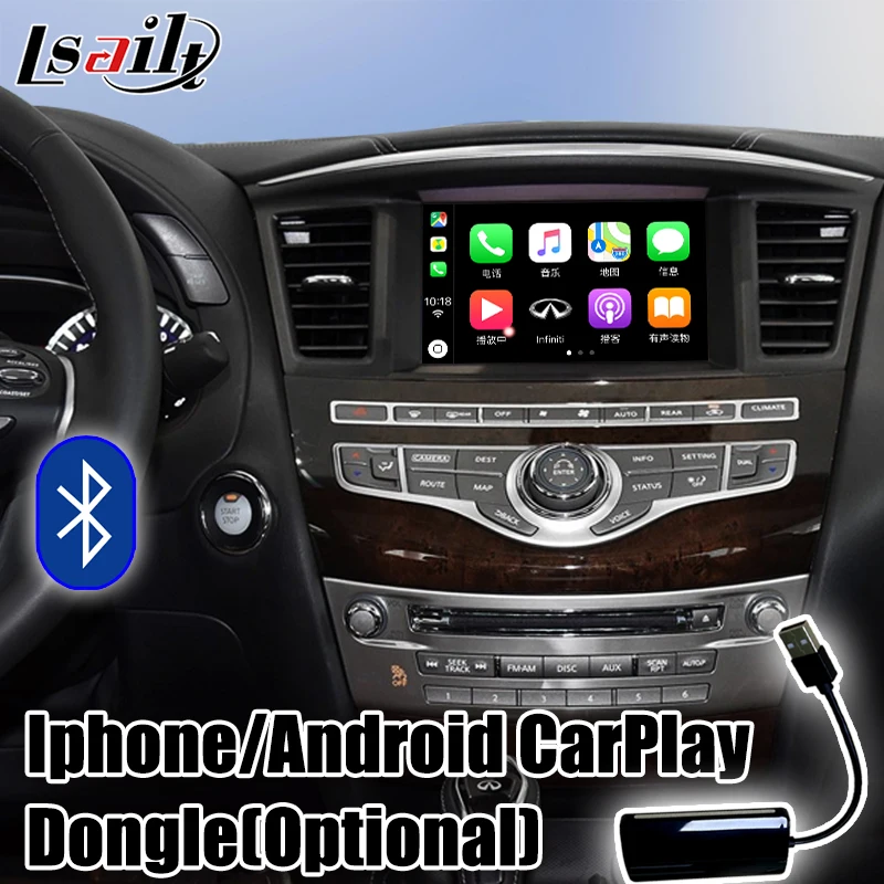 Android 7,1 видео интерфейс gps навигационная коробка для Infiniti QX50/60/70/80/Q70- с wifi waze mirroring CarPlay