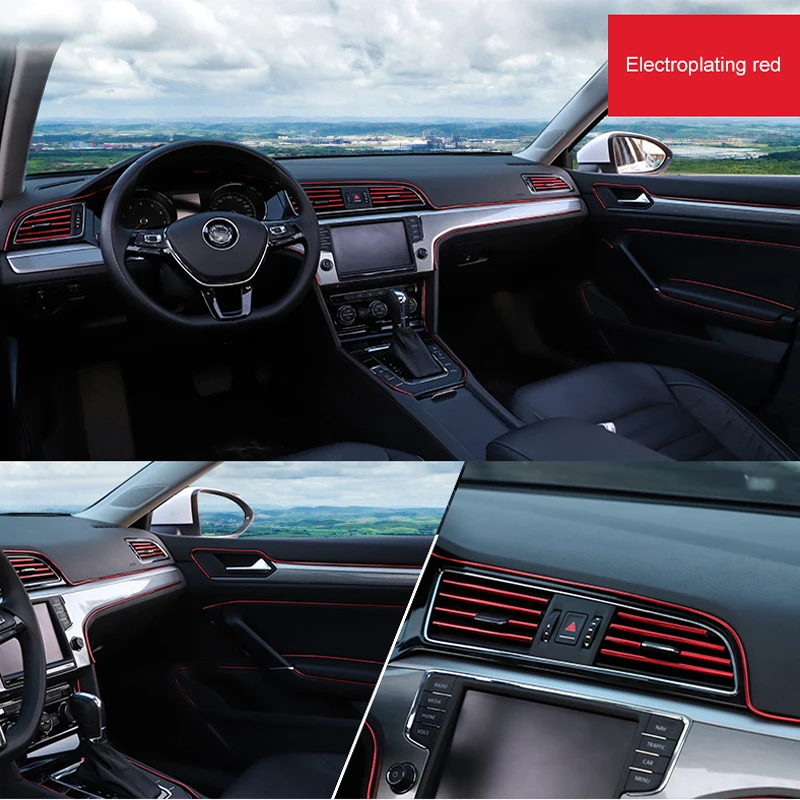 

Аксессуары для салона автомобиля, атмосферная лампа EL, холодсветильник, линия с USB, декоративная приборная панель, автомобисветильник свето...