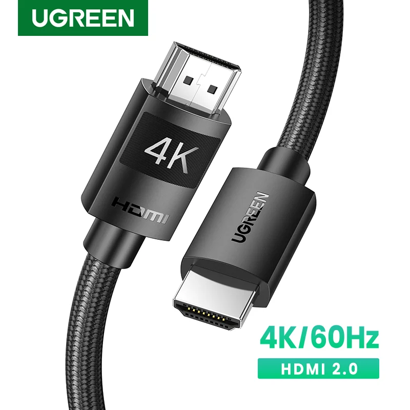 UGREEN-Cable HDMI 2,0 4K/60Hz para RTX 3080, PS4, Xbox, divisor HDMI, interruptor Aux, Cable Ethernet 3D 4K, HDMI