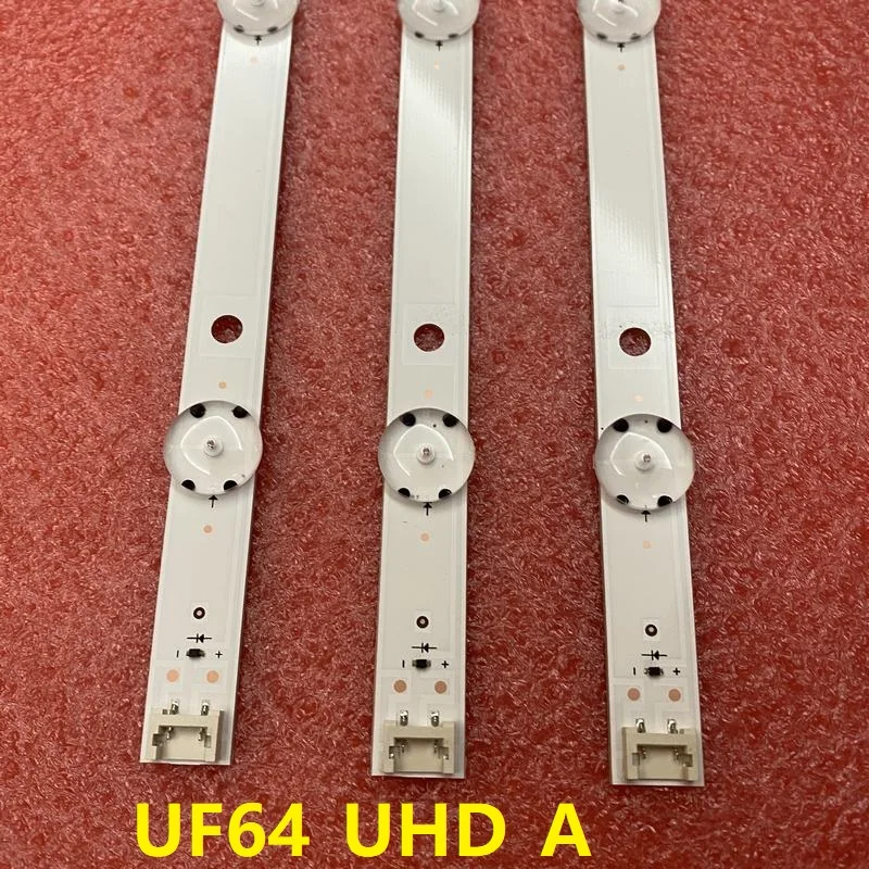 3 шт. светодиодный подсветка полосы для LG 43UH620V 43UH619V 43UF6400 HC430DGN SLNX5 UF64_UHD_A 43UF6409 43UH6030