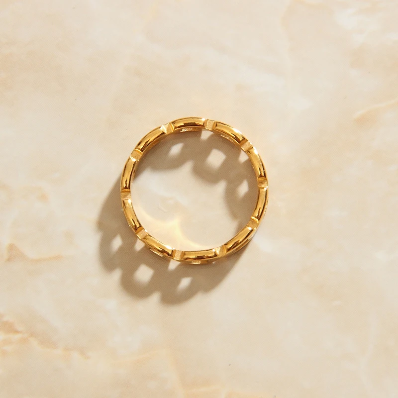 

SOMMAR 2020 fashion new Gold Filledfemale women's rings circular and wave prices in euros accessories