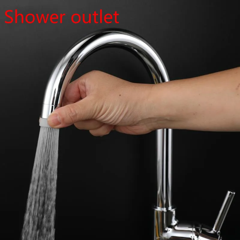 Кухня 360 градусов вращающийся Носик раковина смеситель для мойки изогнутый