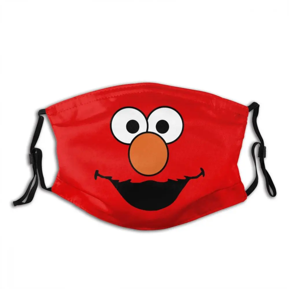

Best Smile Katy Elmo Mouth Funny Mask Women Reusable Anti Haze Anti Dust Protection Respirator Mask with Filters