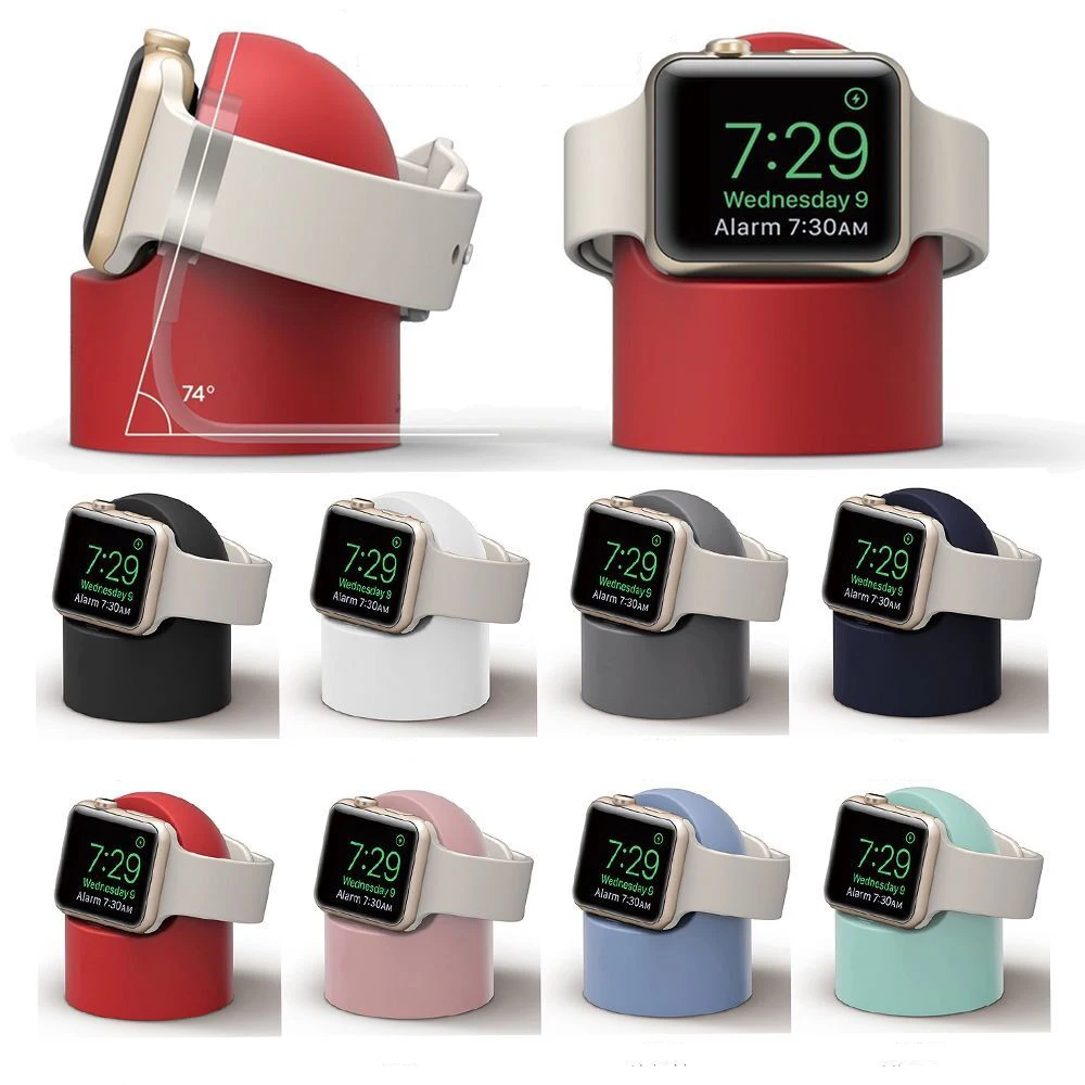 Держатель силиконового кабеля для наручных часов apple watch серии 6 SE 5 4 3 2 1 38 мм 42 40 44