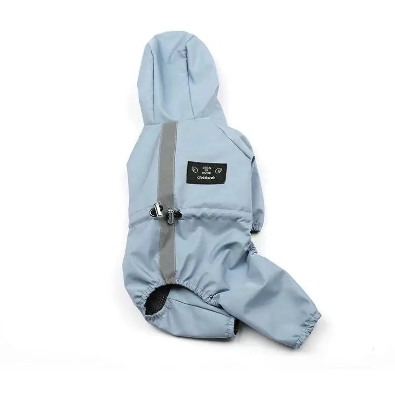 

Petfirst Reflective Dog Waterproof Raincoat Mesh Breathable Sweat Outdoor Clothes Jacket For Small Big Dog Pet Supplies